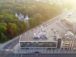 Kauno centre, Vytauto pr., šiuolaikiškame A klasės ,,VERSLO CENTRAS 32‘‘, išnuomojamos 90,64 kv.m ploto BIURO patalpos, 2 aukšte su vaizdu į parką. 9
