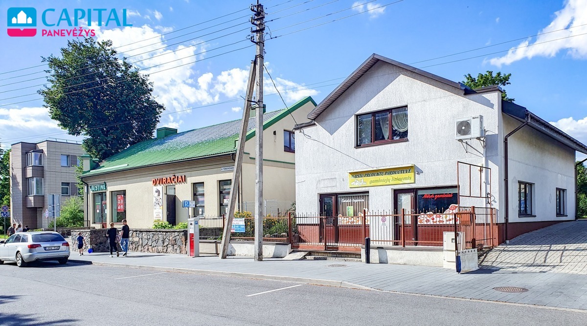 Nuomojamas pastatas M. Tiškevičiaus g. 3, Panevėžio miesto centre