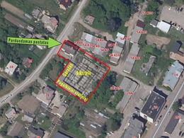 Parduodamos komercinės 265 kv. m patalpos Lazdijų mieste 23
