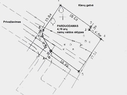 Parduodamas namų valdos sklypas Sukilėlių g., Centre, Šiauliuose, 4.19 a ploto 2