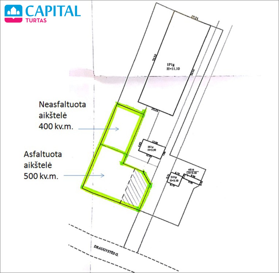 Nuomojamos patalpos Draugystės g. 17C, Dainavoje, Kaune, 900.00 kv.m ploto