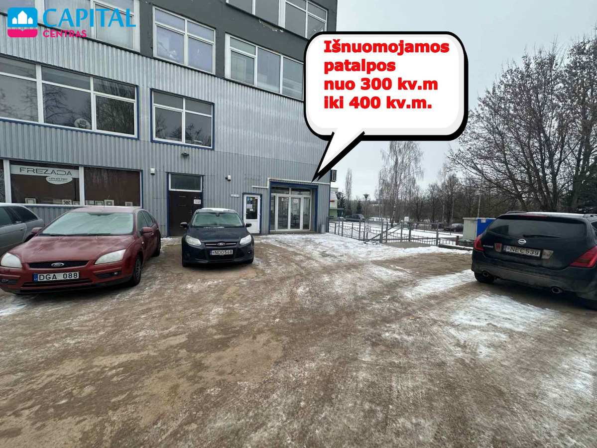 Vilnius, Naujoji Vilnia, Pramonės g., biuro, prekybinės, paslaugų, sandėliavimo, gamybinės, kita paskirties patalpos nuomai