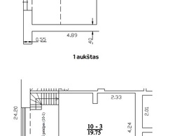 Nuomojamos patalpos Pirties g. 5, , Palangoje, 41.26 kv.m ploto 11