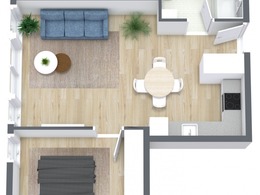 Parduodamas butas Pievų Tako g. 36a, , Klaipėdoje, 44.32 kv.m ploto, 2 kambariai 4