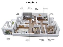 Parduodamos 408 kv.m. komercinės patalpos Jovaro g., Naujamiestyje, Vilniuje 29