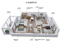 Parduodamos 408 kv.m. komercinės patalpos Jovaro g., Naujamiestyje, Vilniuje 30