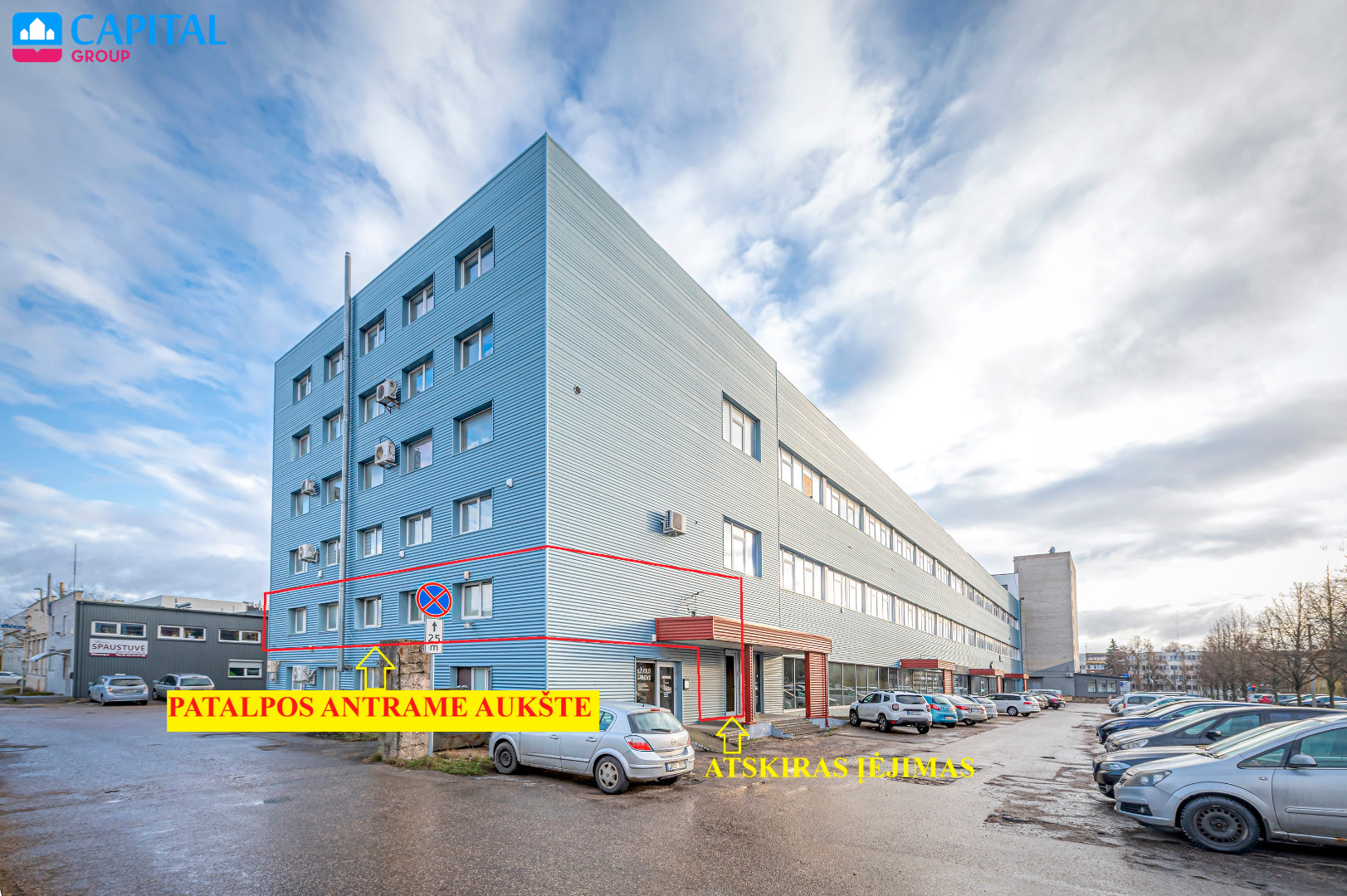 Parduodamos patalpos Mituvos g. 2, Žaliakalnyje, Kaune, 102.00 kv.m ploto