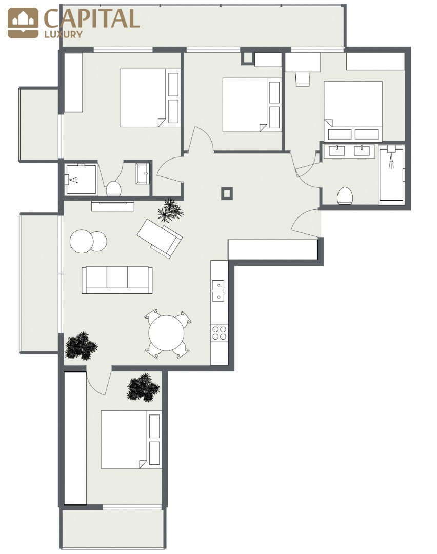 Parduodamas butas Pievų Tako g. 36a, , Klaipėdoje, 119.81 kv.m ploto, 5 kambariai
