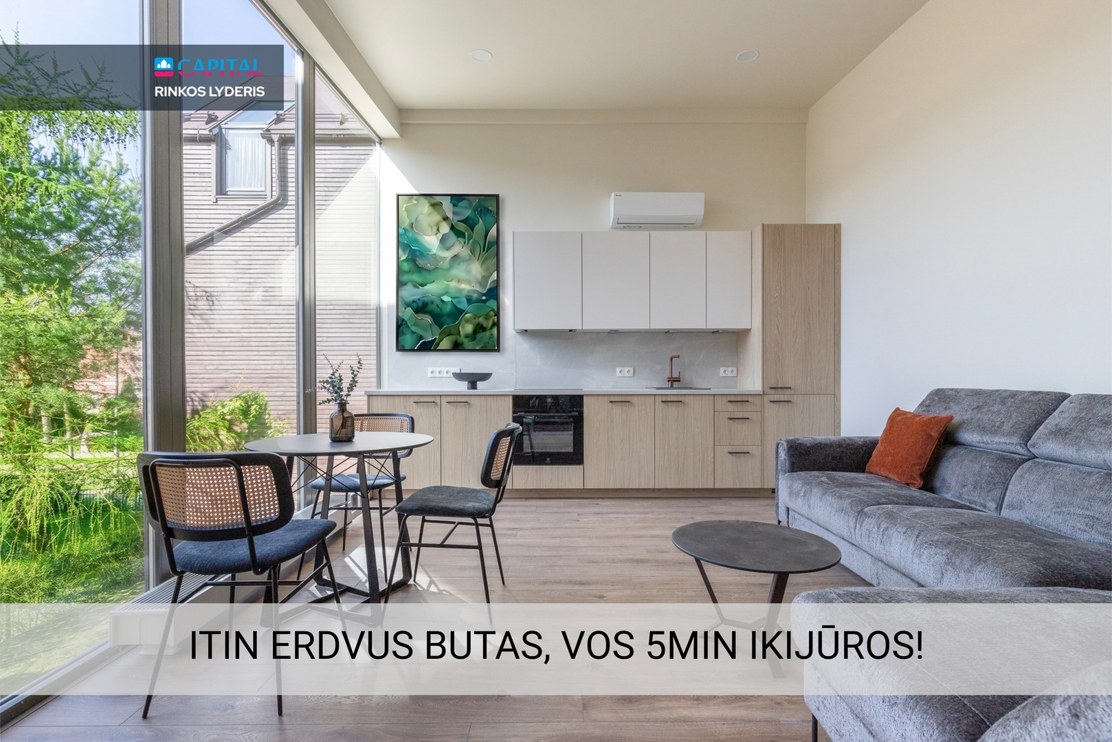 Parduodamas butas Smilčių g. 69, 76.02 kv.m ploto, 3 kambariai