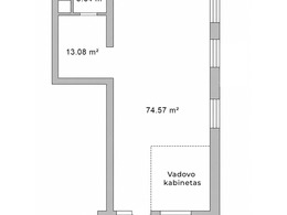 Parduodamos patalpos Vytauto pr. 43A, Centre, Kauno m., 91.29 kv.m ploto 13